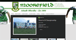 Desktop Screenshot of mensfootball.moorefieldgaaclub.com