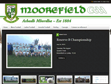 Tablet Screenshot of mensfootball.moorefieldgaaclub.com