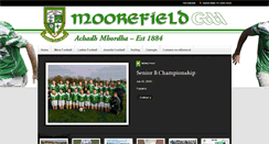 Desktop Screenshot of ladiesfootball.moorefieldgaaclub.com