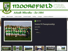 Tablet Screenshot of ladiesfootball.moorefieldgaaclub.com