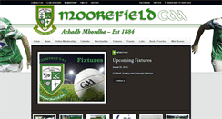 Desktop Screenshot of moorefieldgaaclub.com