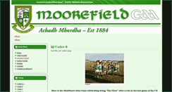 Desktop Screenshot of juvenilefootball.moorefieldgaaclub.com
